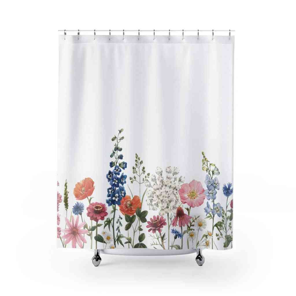 Spring Floral Garden Shower Curtains
