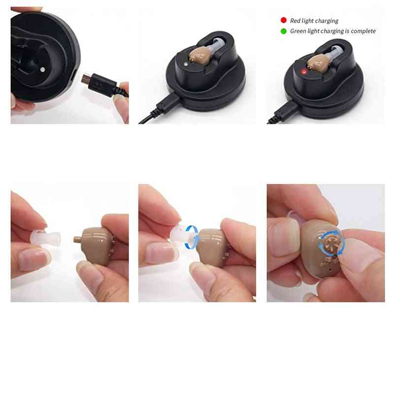 2021 Best Itc Hearing Aid  Rechargeable Hearing Amplifier Ear Hearing Aid