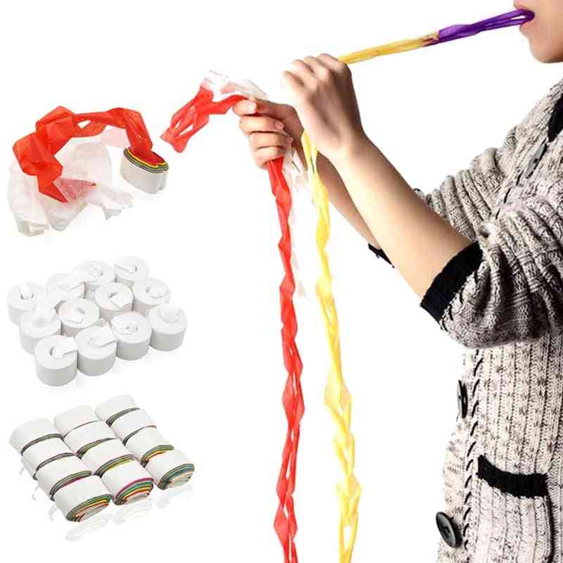 Magic Tricks Multi-color White Mouth Coils Paper