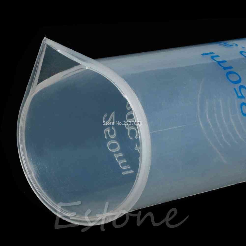 50ml laboratorievæske prøveglass krukke verktøy plast måle gradert sylinder