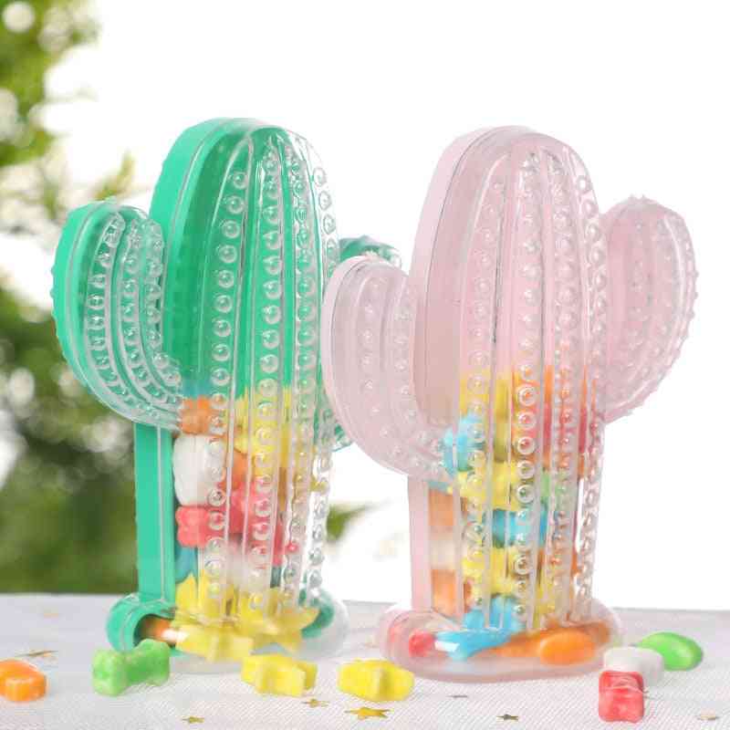 Cactus Shaped Plastic Candy Box Cute Baby Shower Wedding Favor Birthday