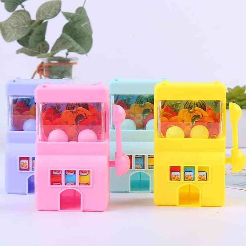 Children's Game Machine Mini Play Accessories Plastic Fruits Lottery Machine