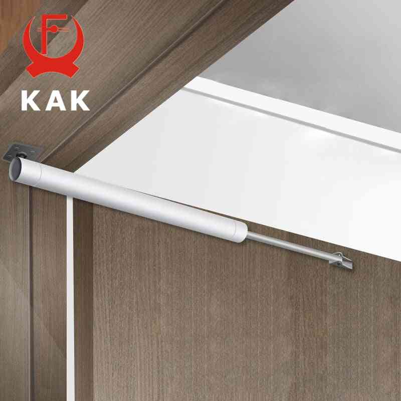 Kak Overhead Door Closer Soft Close Automatic Door Close Hardware Gas Spring Door Closer 110 Degree Positioning 30kg 60kg