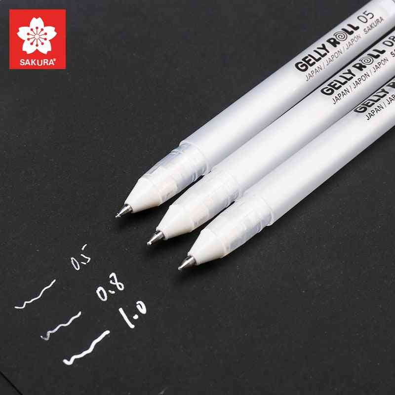 Sakura Japan 3pcs Gelly Roll Classic Highlight Pen Gel Ink Pens Bright White Pen