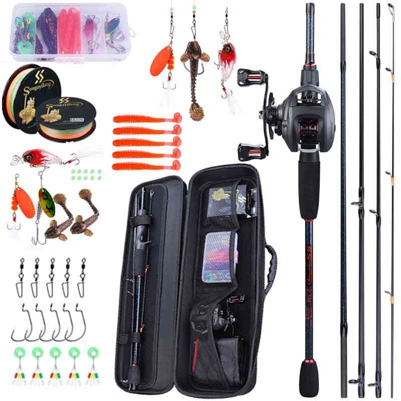 Portable Travel Fishing Rod And Line Lures Bag Accessory