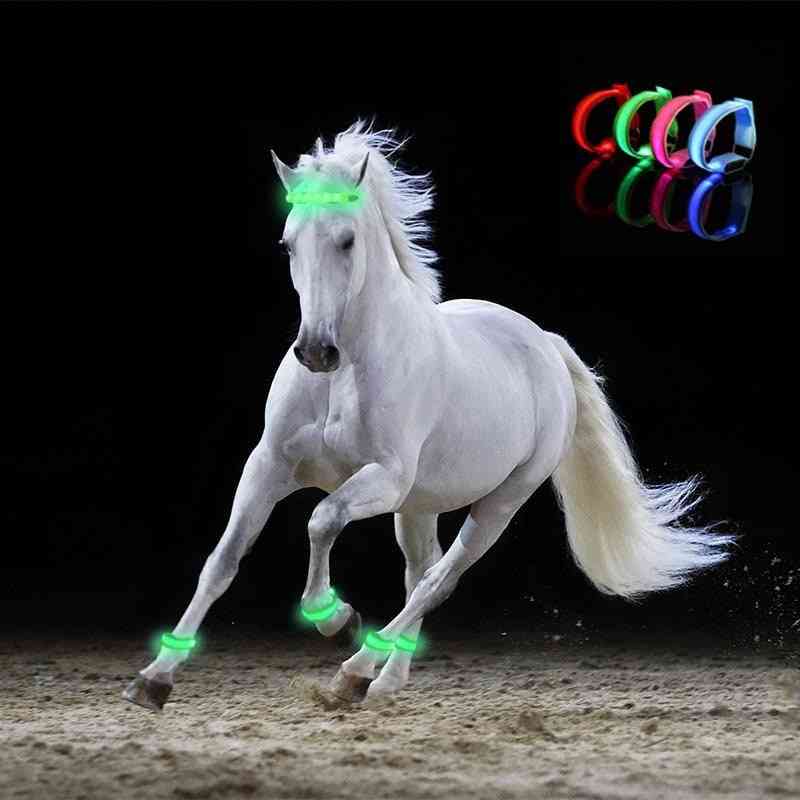 Harness Belt Colorful Lighting Horse Leg Straps