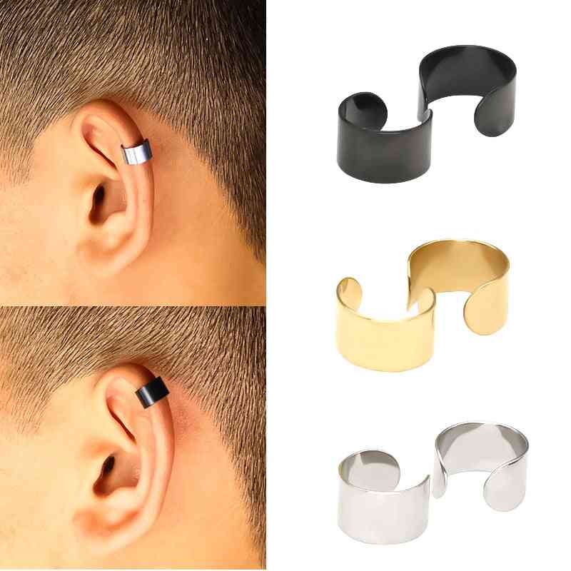 Mode øreringe i rustfrit stål guld øreringe