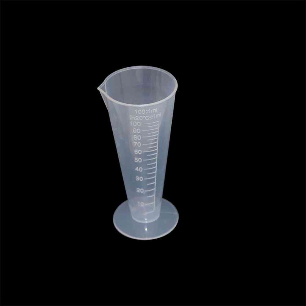 Transparent Plastic Cone Measuring Cup With Scale