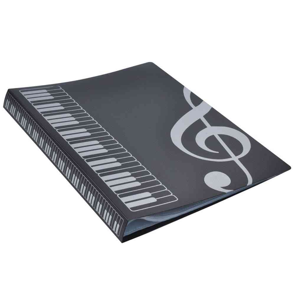 80 Sheets A4 Music Book Folders Piano Score Band