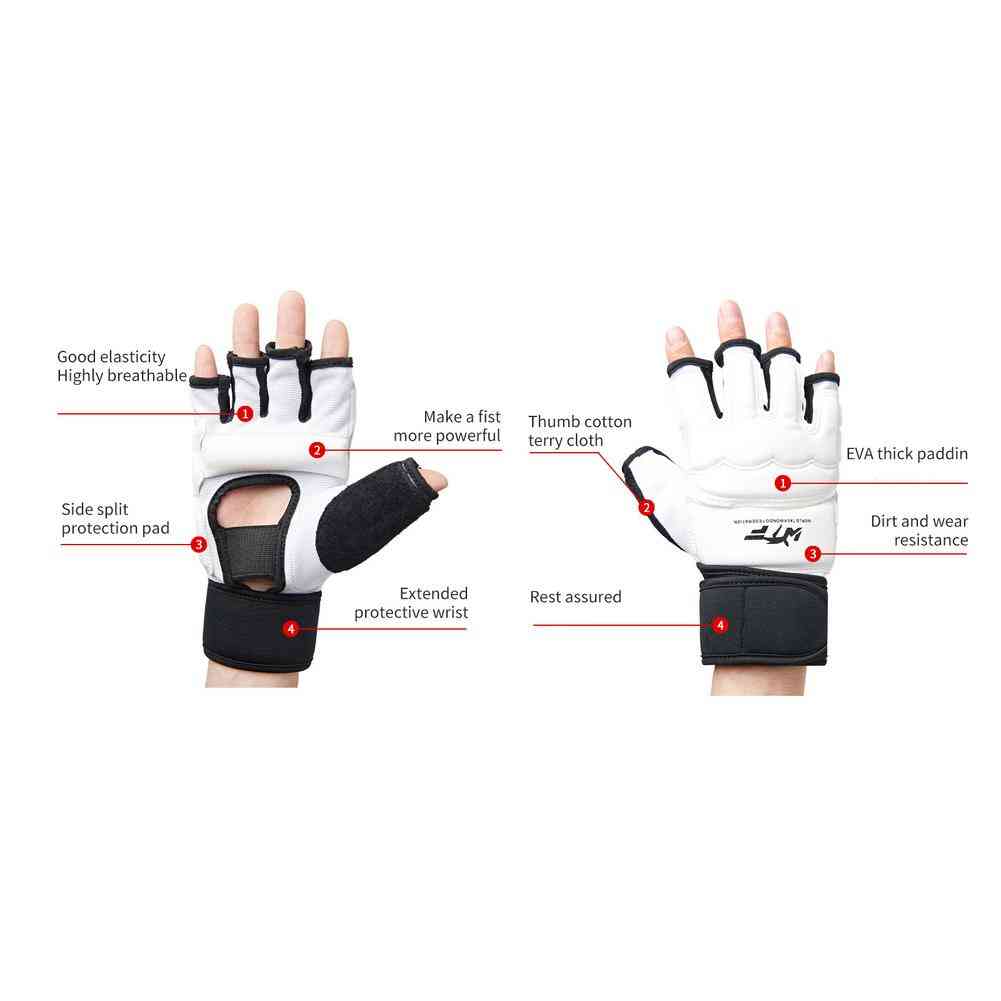 Leather Half Finger Boxing Gloves For Kids