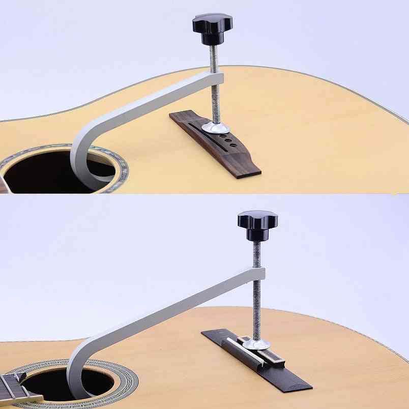 Acoustic Guitar Bridge Clamp / Cast Steel Deep Throat Clamp
