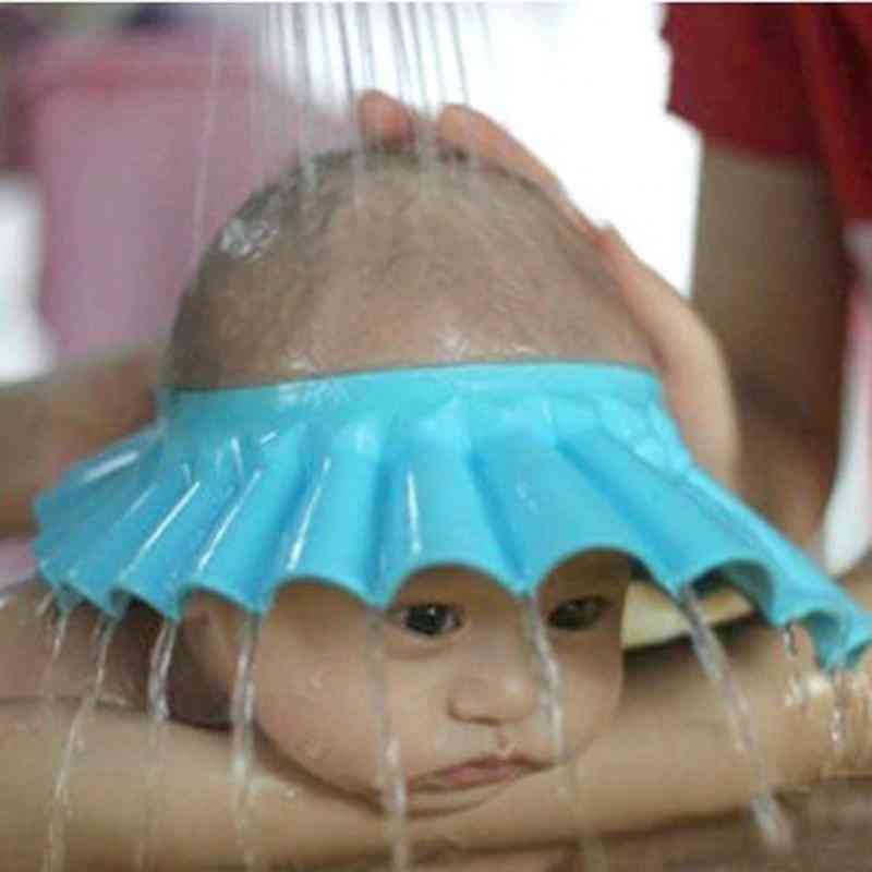 Kid Shampoo Cap Baby Bath Visor Hat Baby Shower Protect Eye