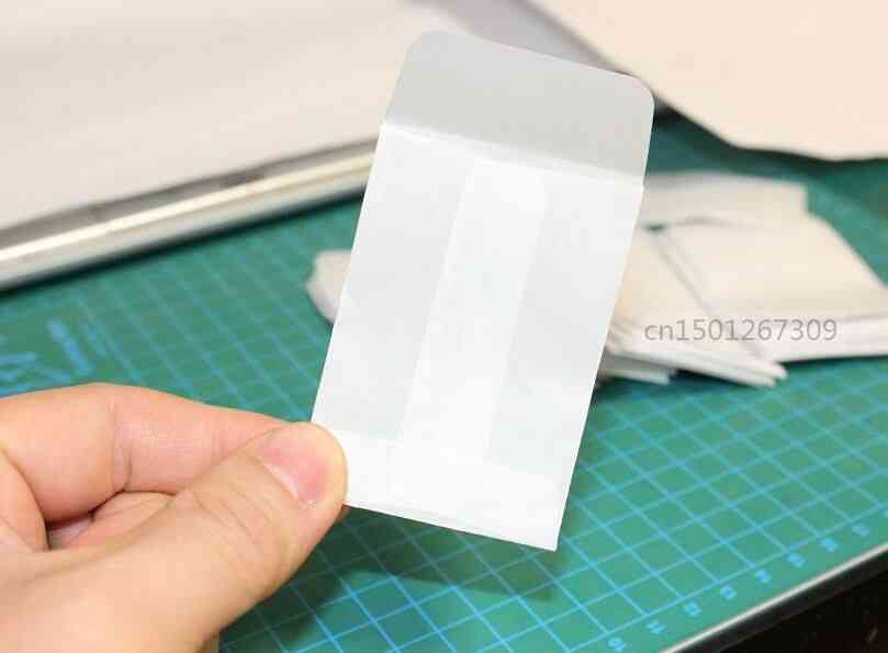 10/20/50/100/200 Mini Size 5*7cm Translucent Vellum Envelopes For Coin Collection Garden Seeds Or Stamps - No Moistenable Glue