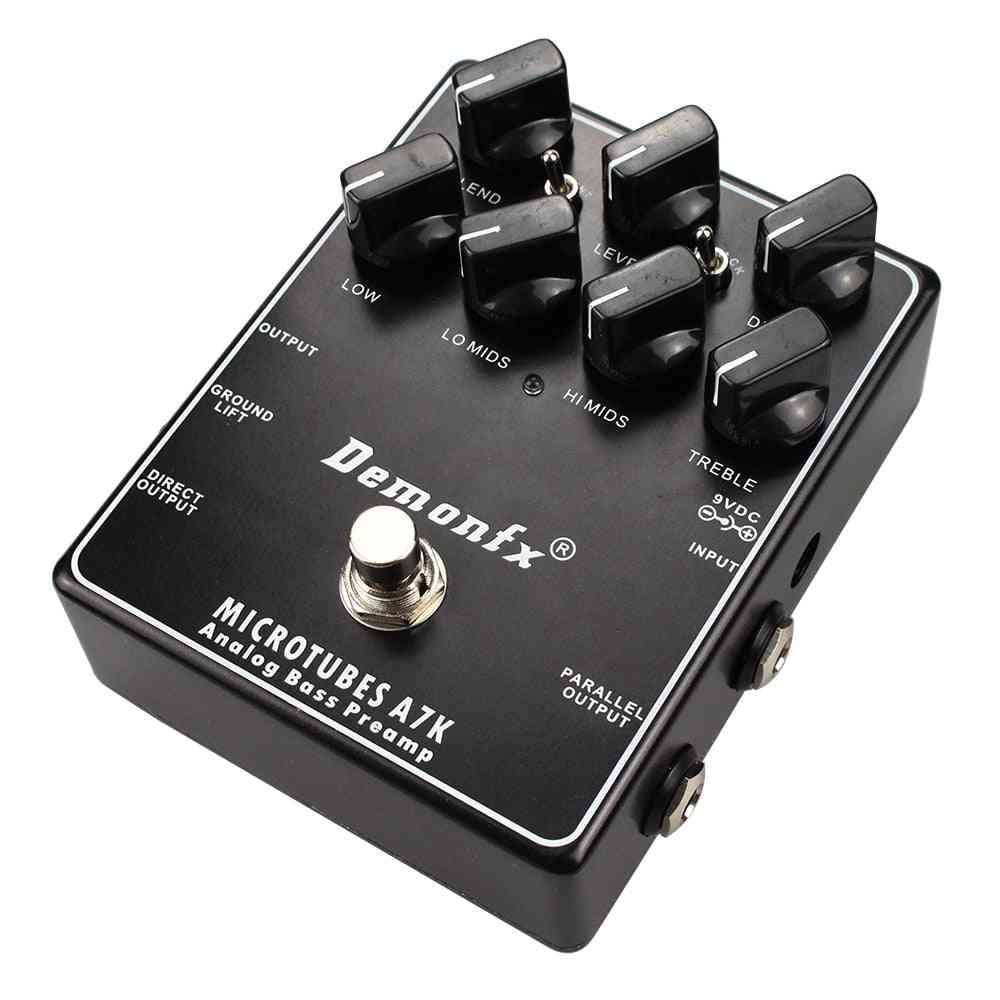 Analog Bass Preamp Bass Effect Pedal Overdrive Preamp Compressor