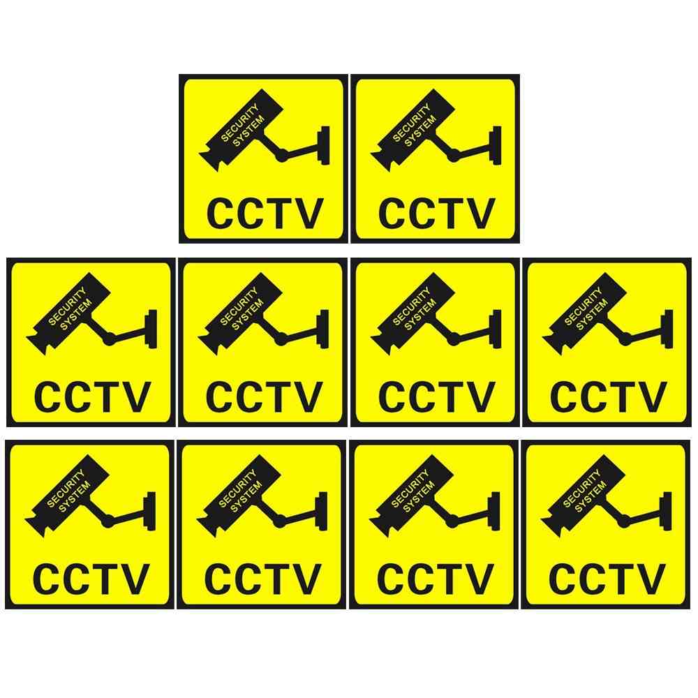 Solcreme videokamera overvågning sikkerhedsmærkater