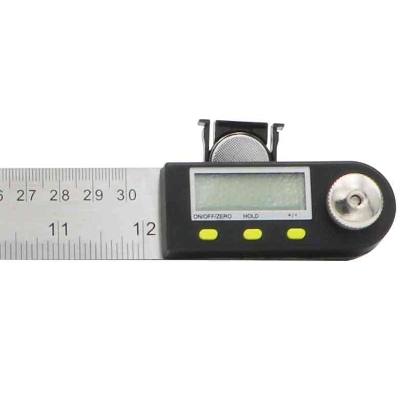 Stainless Steel Angle Meter Electronic Protractor Goniometer Gauge
