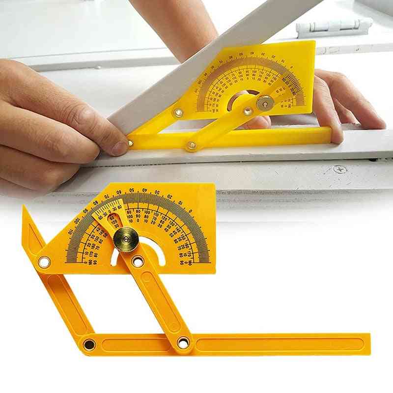 Precise Protractor And Angle Finder- Woodworking Measurement Tools