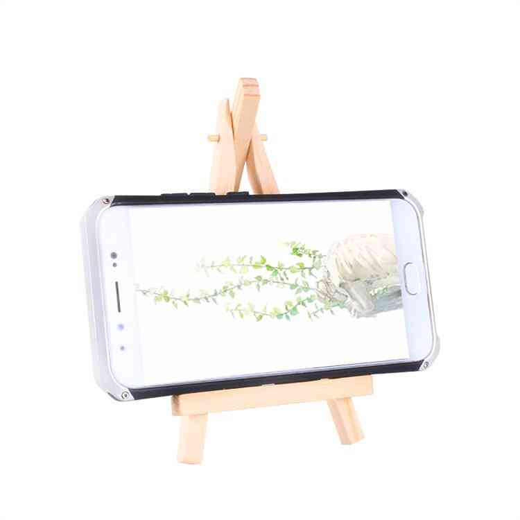 Natural Wood Mini Easel Frame Tripod Display