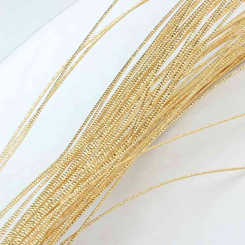 14k Real Gold Plated Copper Wire For Jewelry Making