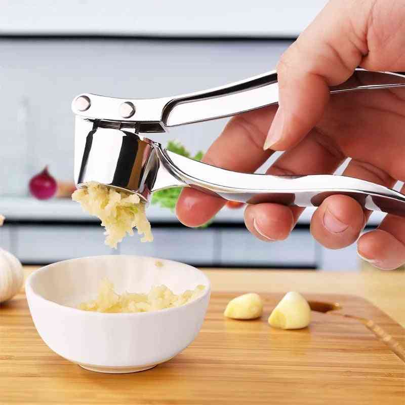 Garlic Press Crusher Vegetables Kitchen Utensils