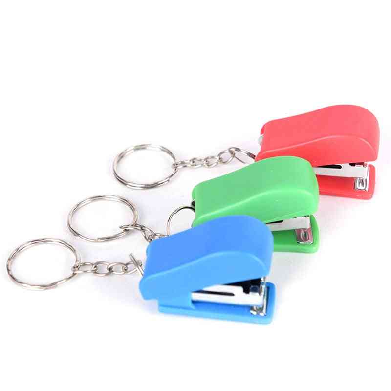 Cute Mini Without Stapler, Small Portable Plastic Staples