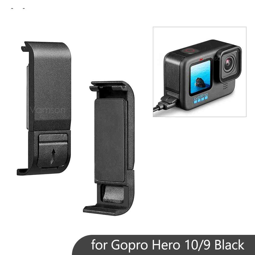 Removable Lid Charge Port Side Case For Gopro Hero 10 9 Camera