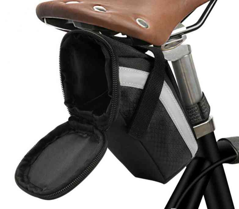 Nylon Waterproof Cycling Seat Tail Rear Pouch Bag