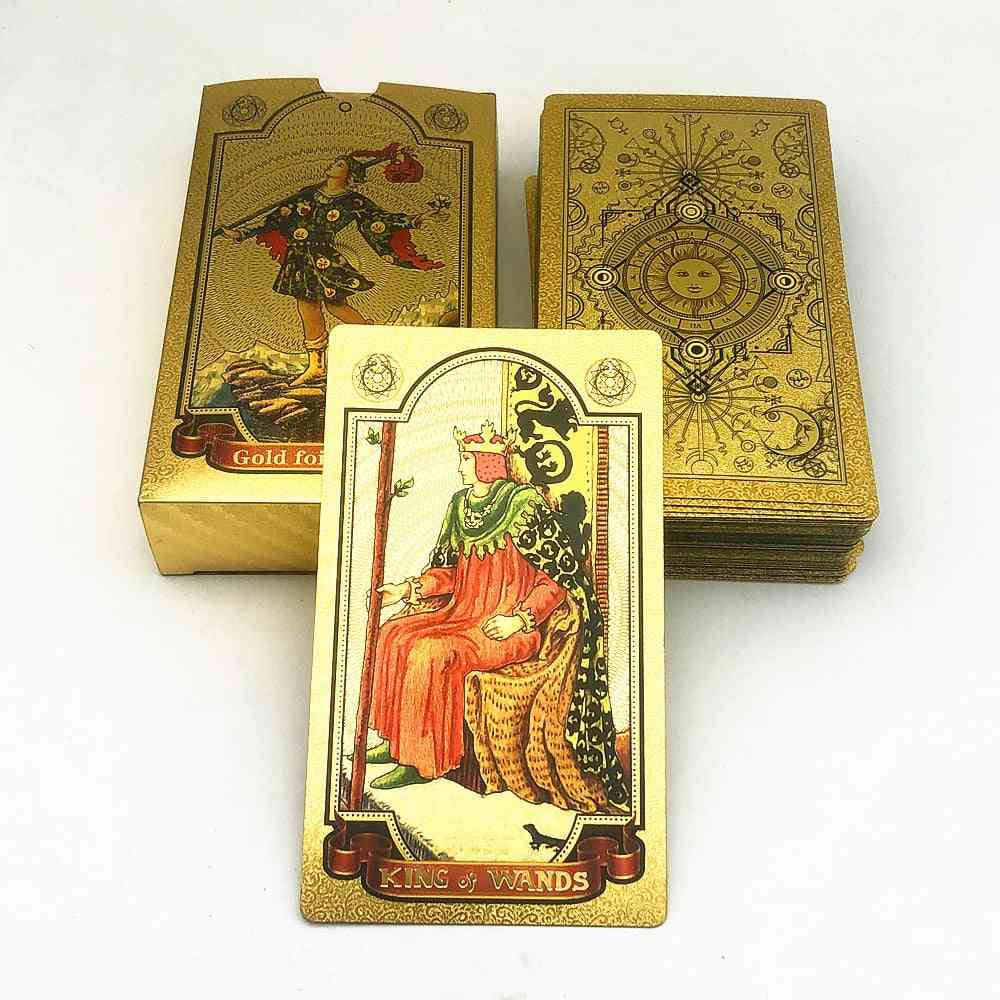 High Quality Gold Tarot Cards