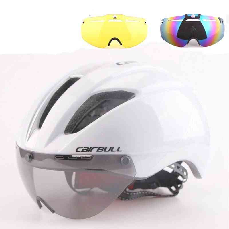 280g Aero Ultra-light Goggle Tt Road Bicycle Helmet