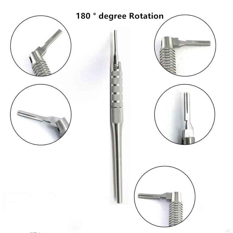 Adjustable 180° Scalpel Handle, Dental Medical Surgical Instruments
