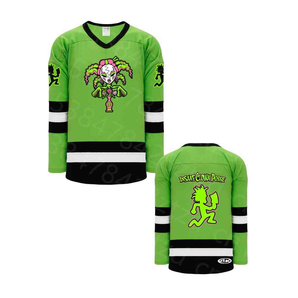 New Clown Embroidery Hockey Jersey