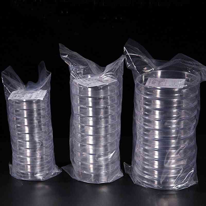 20 Pieces/pack Lab Culture Dish Disposable Plastic Petri Dish Laboratory Equipment 60/70/90mm