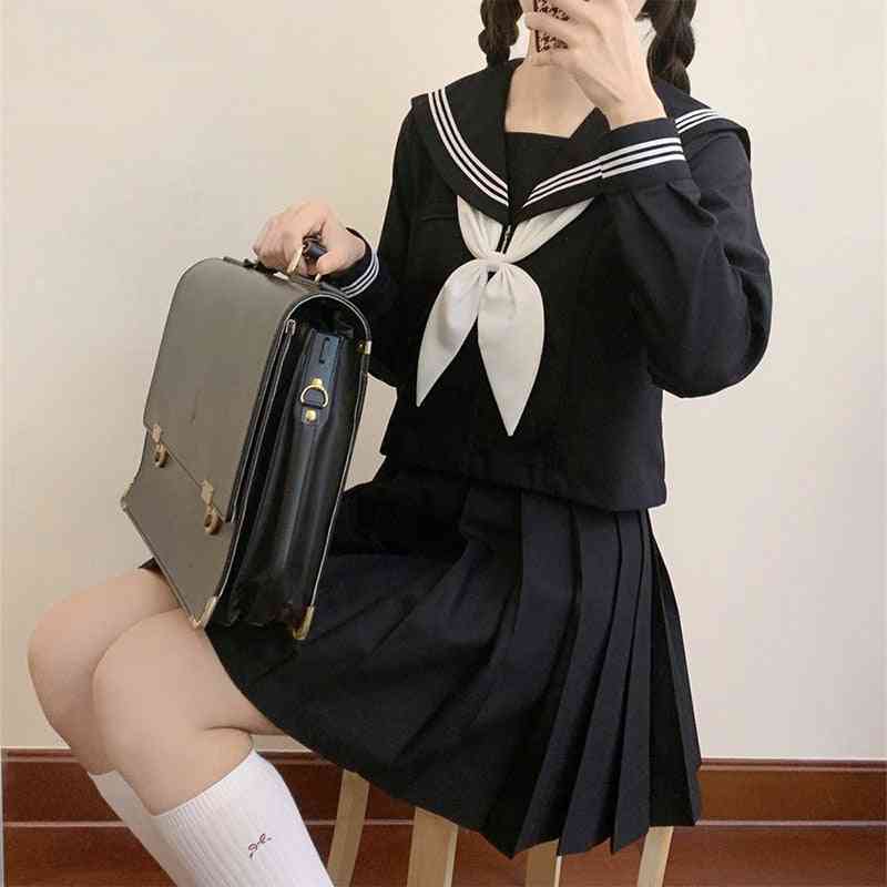 Japanese School Uniforms Style Navy Costume