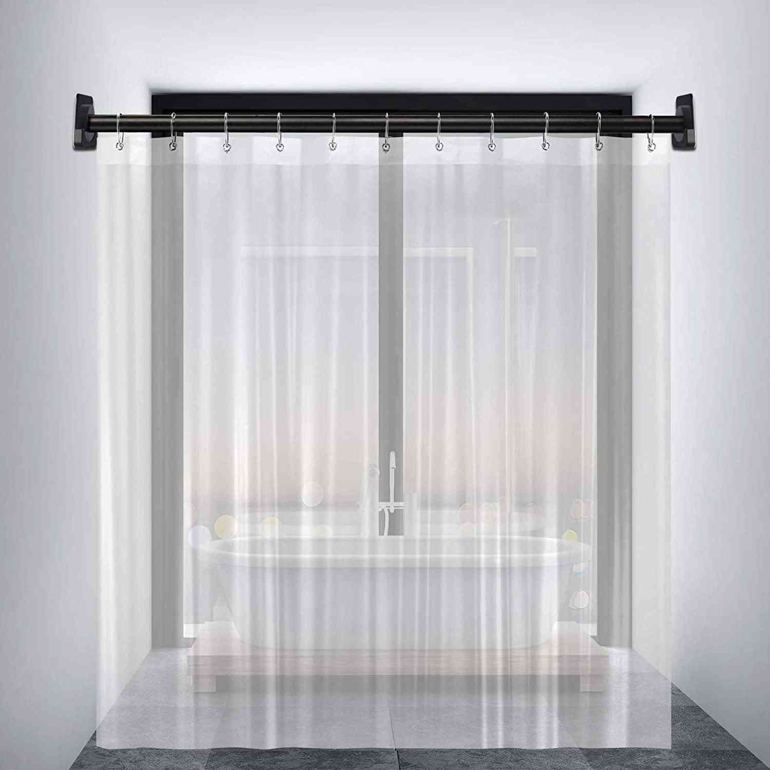 Universal Shower Curtain Rod Mount Holder