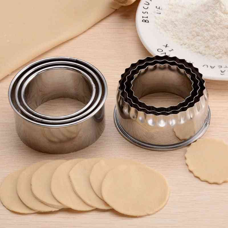 Round/flower Shaped Dough Cutting Tool