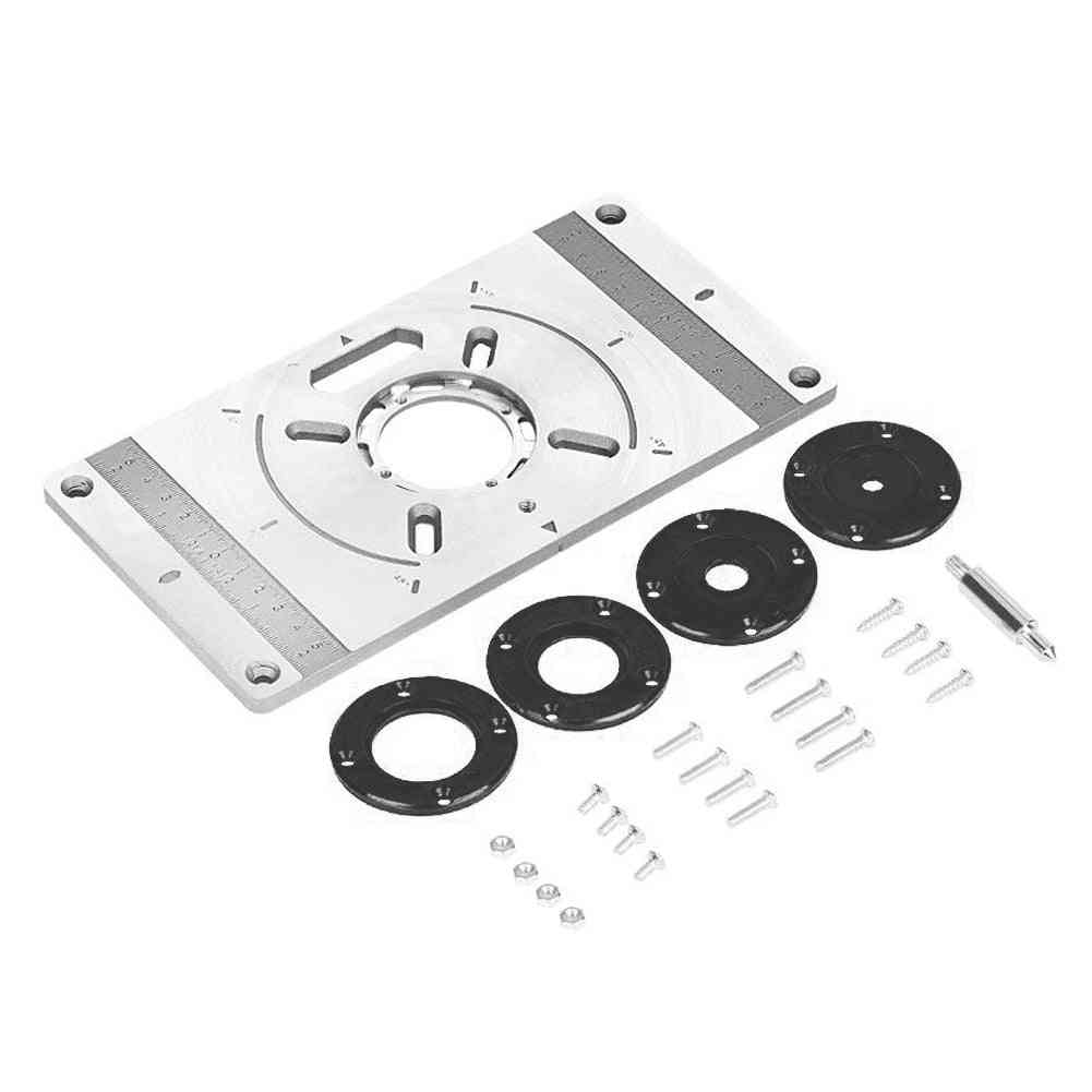 Aluminum Alloy Router Table Insert Plate Trimming Machine