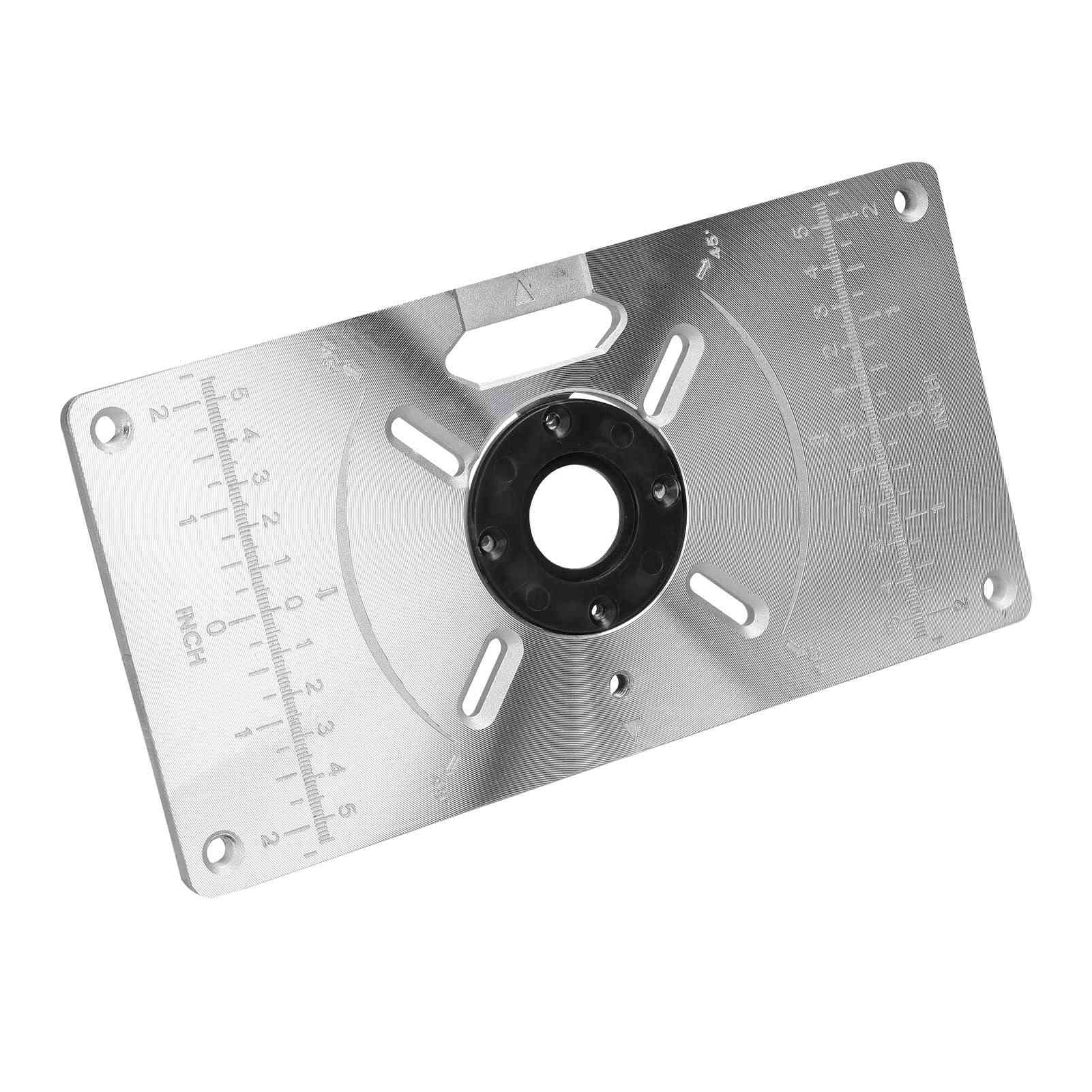 Router Table Insert Plate Aluminum Alloy Trimming Machine