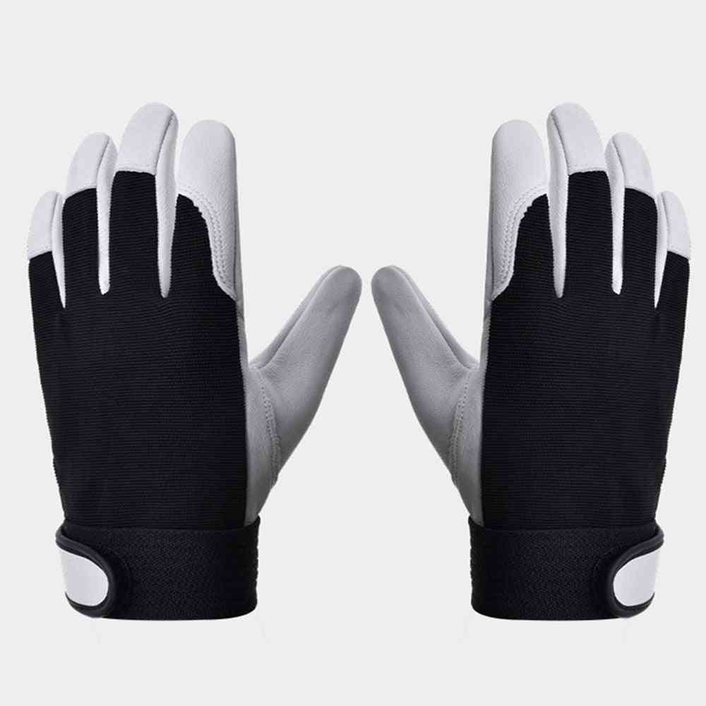 Leather Welding Gloves Workers Work Welding Safety Protection Gloves