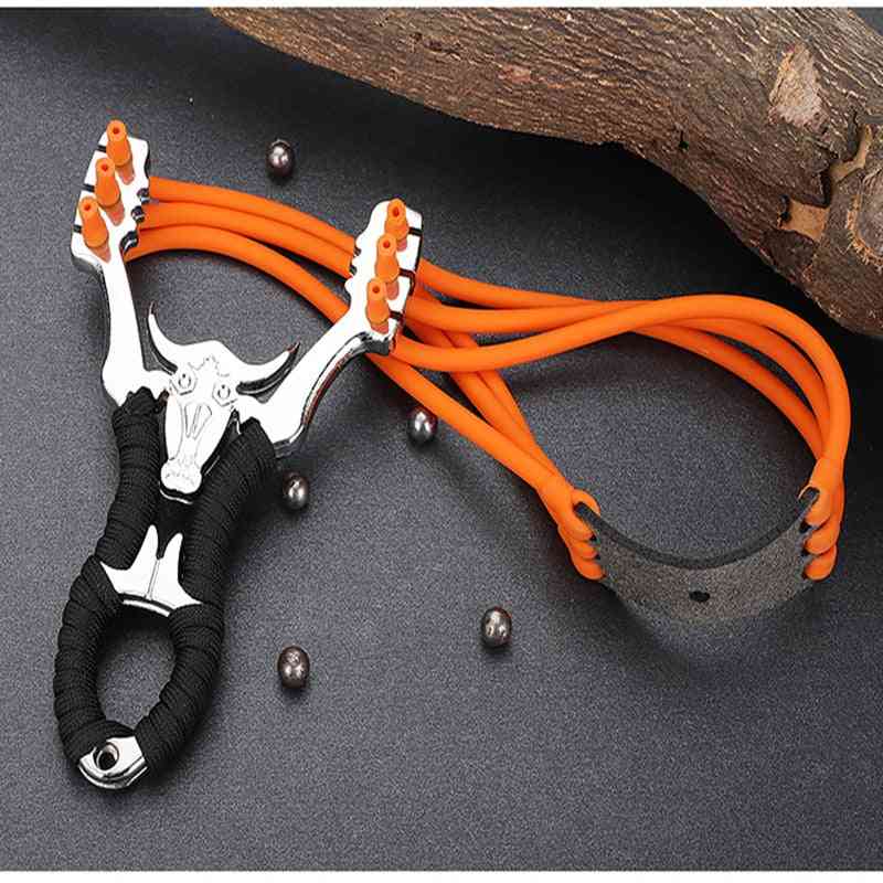 Outdoor Professional Sports Hunting Slingshot Large Powerful Rubber