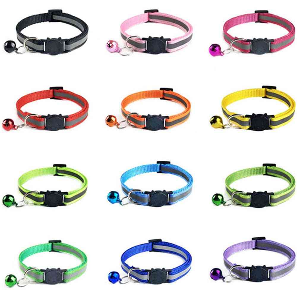 Nylon Pet Puppy Small Dog Kitten Cat Collar With Bell