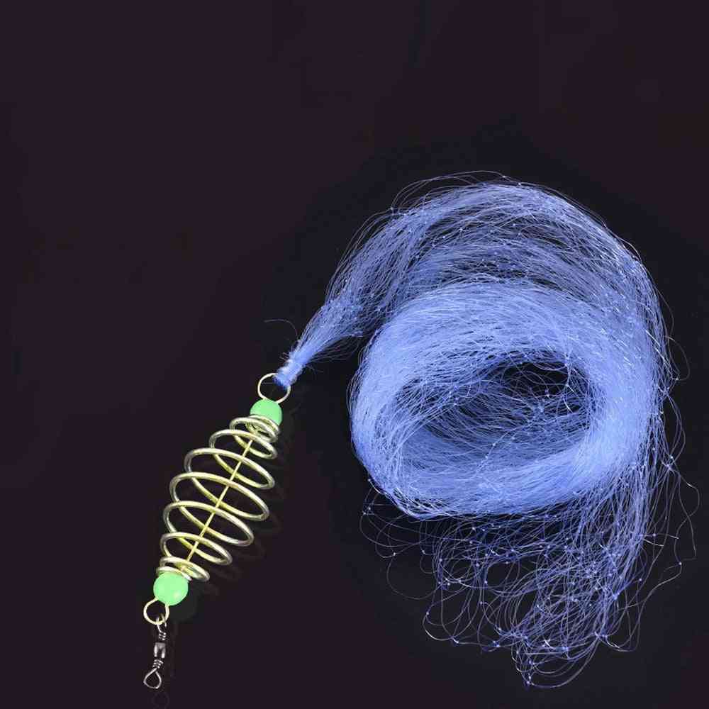 Spring Shoal Fishing Net With Night Luminous Bead Ball