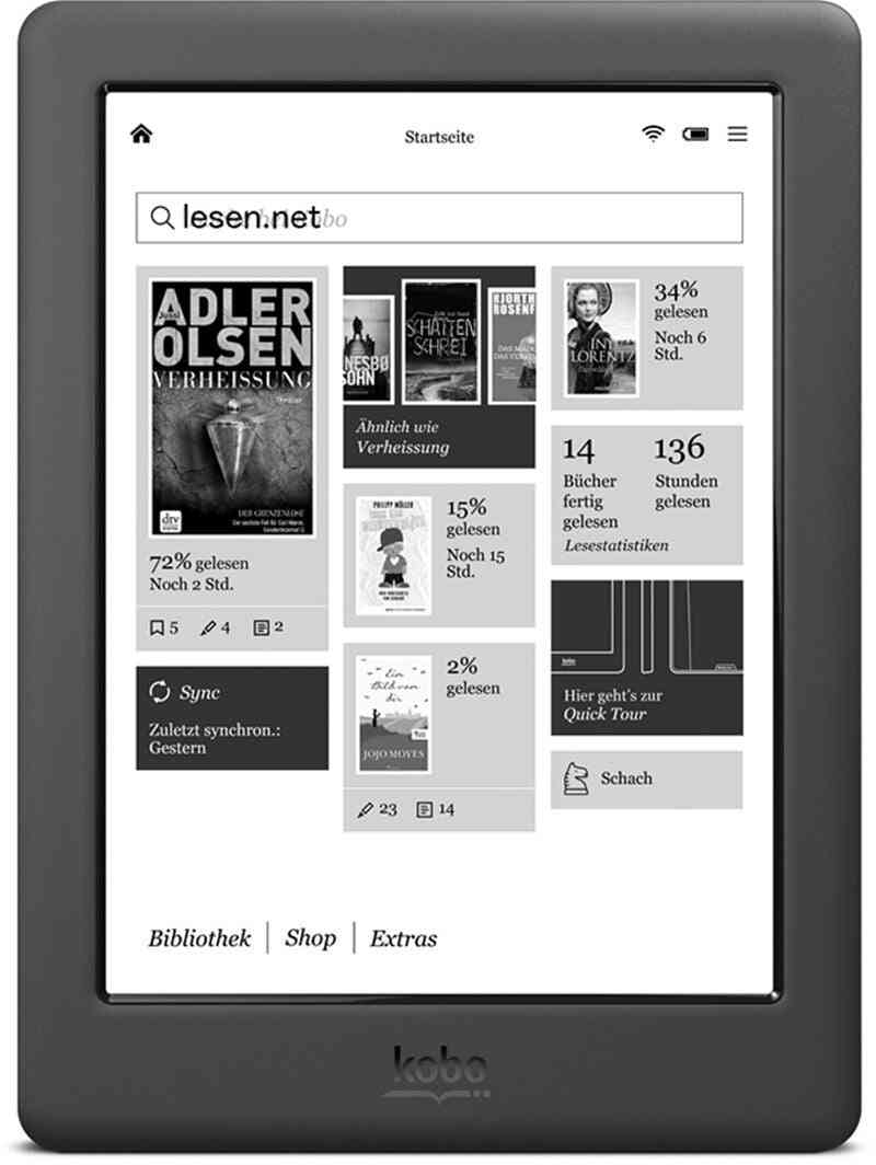 6 tums hd 1448x1072 pekskärm digital e-böcker läsare