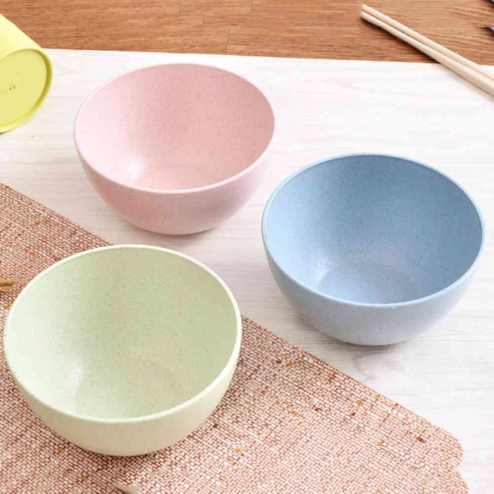 Bowls Eco Friendly Beautiful Multicolor Wheat Straw Rice Noodle
