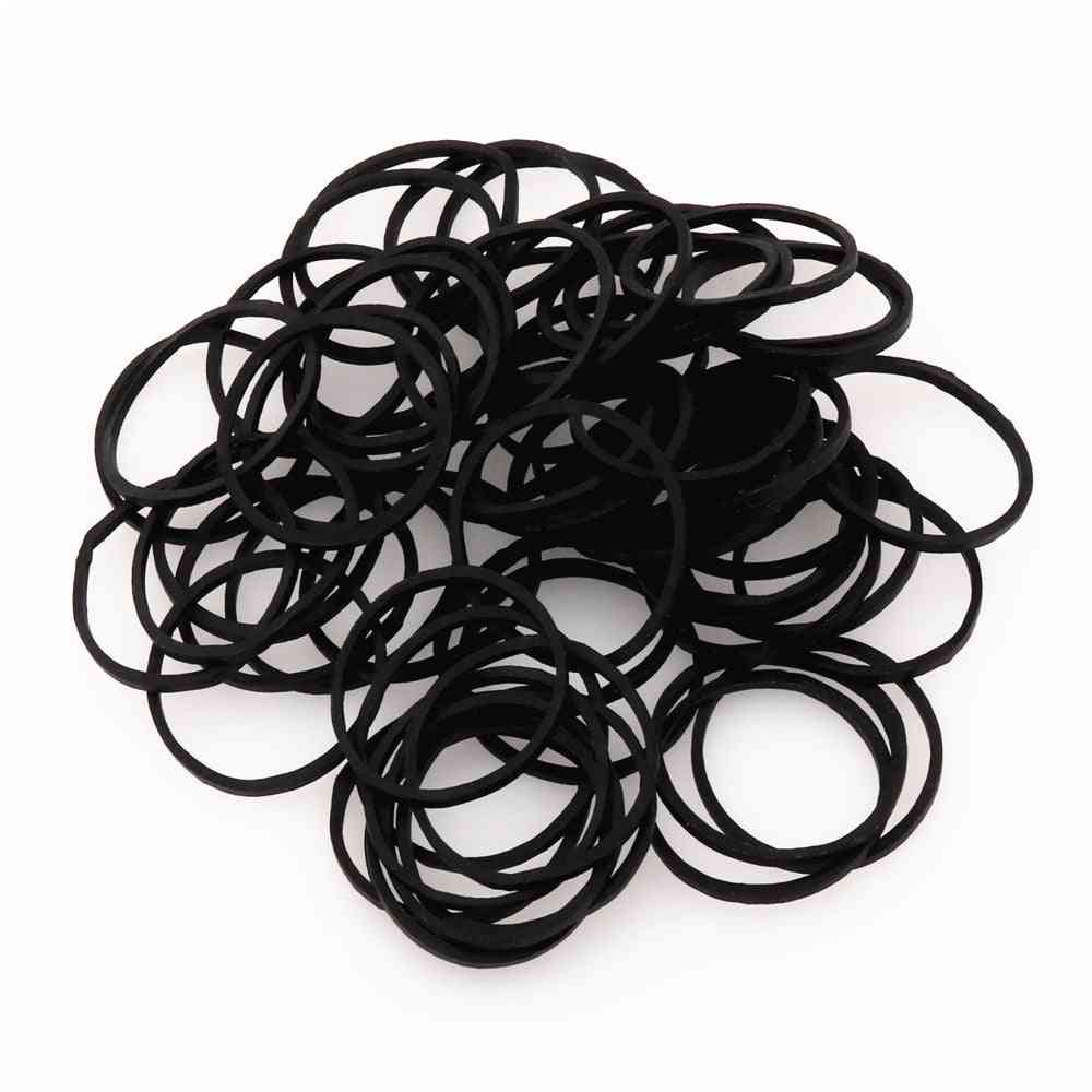 Elastic Rope Black Rubber Bands