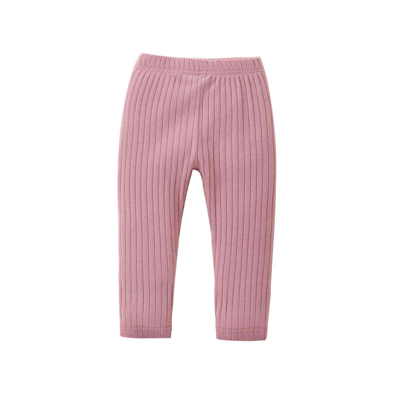 Spædbørn leggings lodret mønster elastiske bukser