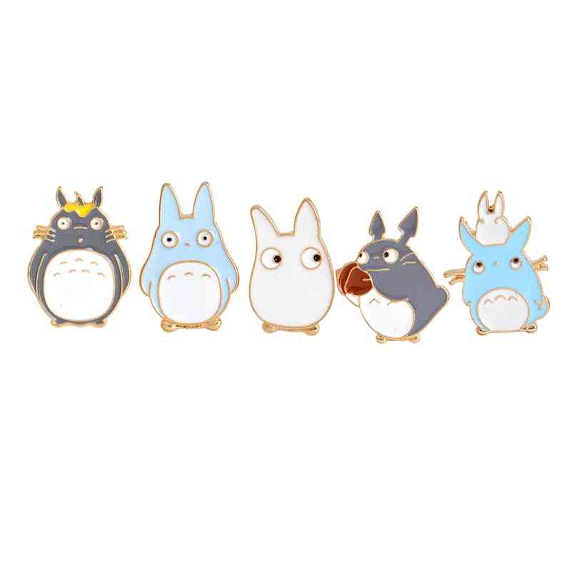 Anime Miyazaki Hayao Kawaii Cartoon My Totoro Brooches Pins Girl Jeans