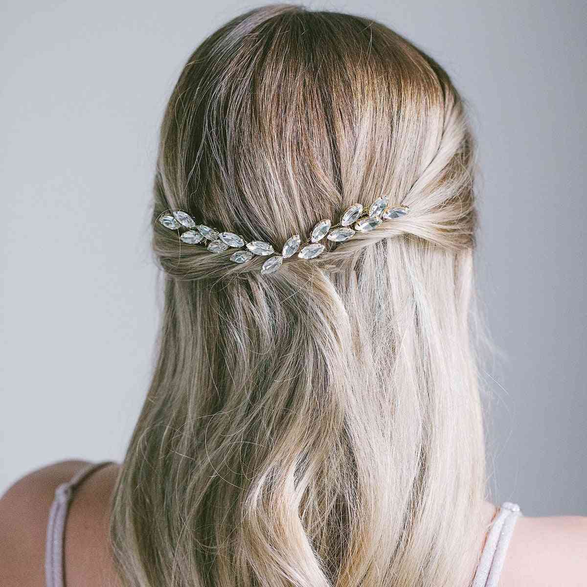 Rhinestone Crystal Bridal Hair Accessories Wedding Hair Comb