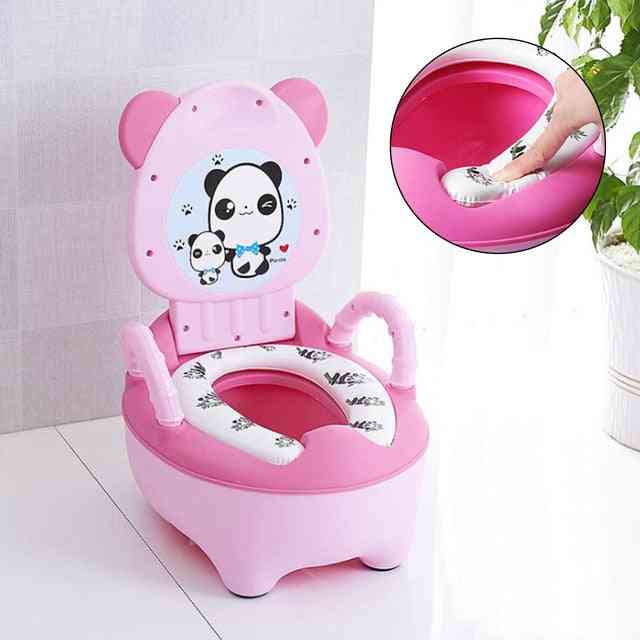 Baby potte træningssæde toilet potte til børn komfortabelt ryglæn