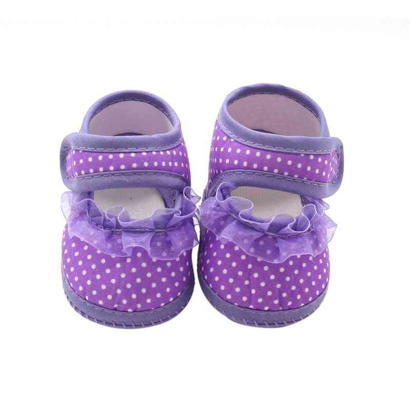 New Lace Cloth Exquisite Shoes Baby Walkers Toddler Bow Girl Shoes