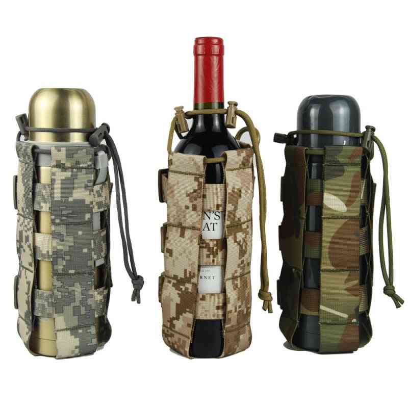 Tactical Molle Water Bottle Pouch Oxford Military Canteen Cover